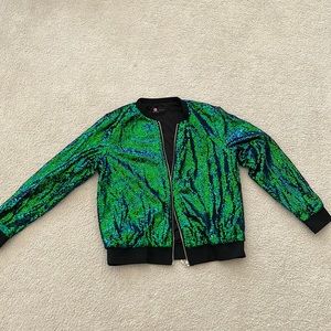 Taylor Swift 1989 green/blue jacket - worn once